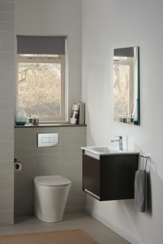 Ideal Standard Connect Air 50 cm fali mosdótartó szekrény 1 fiókkal, matt sötétbarna E0817VY