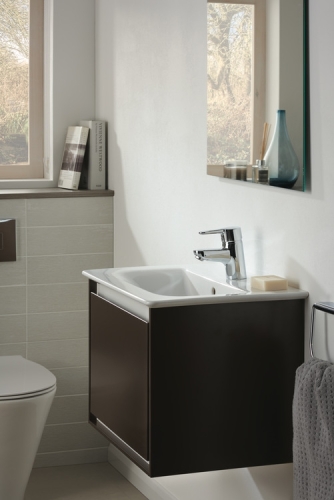 Ideal Standard Connect Air 50 cm fali mosdótartó szekrény 1 fiókkal, matt sötétbarna E0817VY