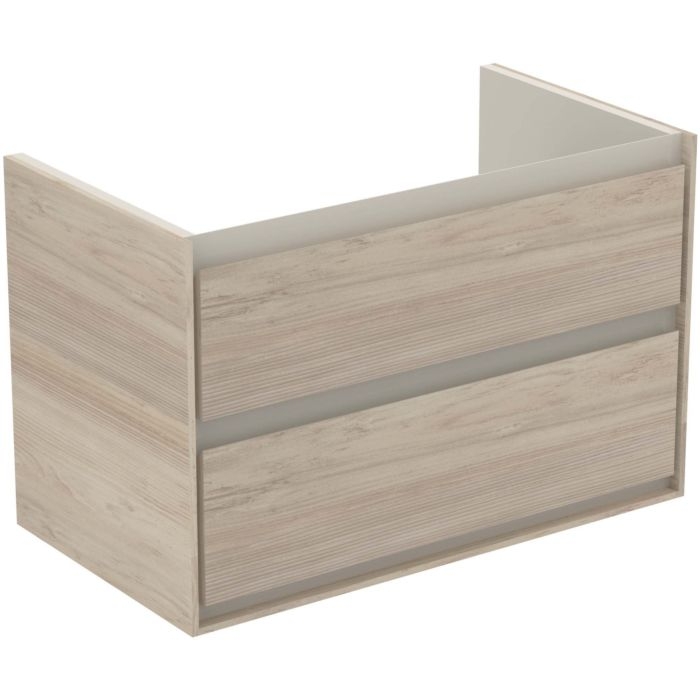 Ideal Standard Connect Air 80 cm fali mosdótartó szekrény 2 fiókkal, világosbarna E0819UK