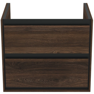 Ideal Standard Connect Air 60 cm fali mosdótartó szekrény 2 fiókkal, dió R0473NE