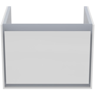 Ideal Standard Connect Air Cube 53 cm fali mosdótartó szekrény 1 fiókkal, fehér/szürke E0846KN