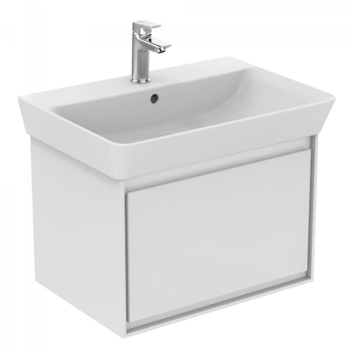Ideal Standard Connect Air Cube 58 cm fali mosdótartó szekrény 1 fiókkal, fehér E0847B2