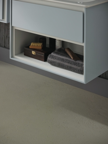 Ideal Standard Connect Air 60 cm fali mosdótartó szekrény nyitott polccal, világosszürke E0826EQ