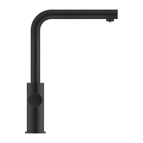 GROHE Blue Home L-kifolyós kezdőkészlet kihúzható gyöngyöztetővel, bársony fekete 31539KS0