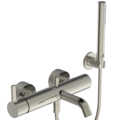 Ideal Standard JOY fali kádtöltő csaptelep zuhanyszettel, silver storm BC787GN