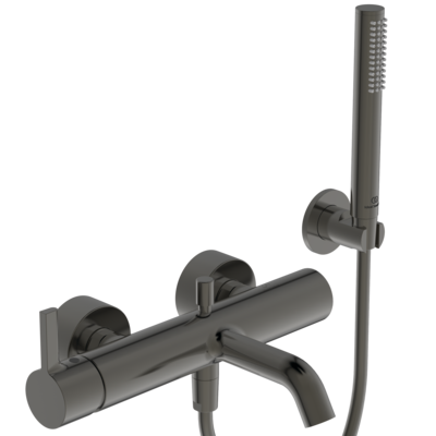 Ideal Standard JOY fali kádtöltő csaptelep zuhanyszettel, magnetic grey BC787A5