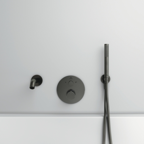Ideal Standard JOY fali kádbeömlő, magnetic grey BC805A5