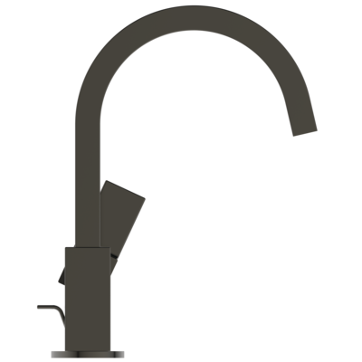 Ideal Standard EXTRA magasított mosdó csaptelep lefolyógarnitúrával, magnetic grey BD504A5