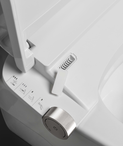 Roca In-Wash® Ona rimless monoblokkos okos wc ülőkével Supraglaze felület, fehér A803151S01