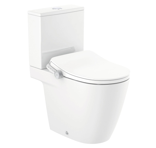 Roca In-Wash® Ona rimless monoblokkos okos wc ülőkével Supraglaze felület, fehér A803151S01
