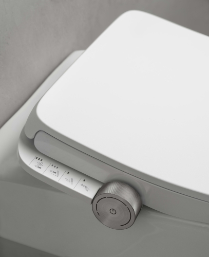 Roca In-Wash® Ona rimless monoblokkos okos wc ülőkével Supraglaze felület, fehér A803151S01