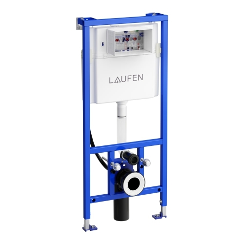 Laufen Naiva okos wc szett, fehér wc csésze fehér nyomólappal SZP-LA13, (H8206014000001, H8946660000001, H8956610000001)