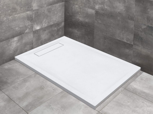 Radaway Doris F 150x80 szögletes öntöttmárvány zuhanytálca, fehér DF1580-53