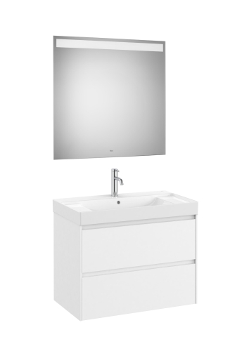 Roca Ona 80 cm-es fürdőszobabútor szett, matt fehér A851707509