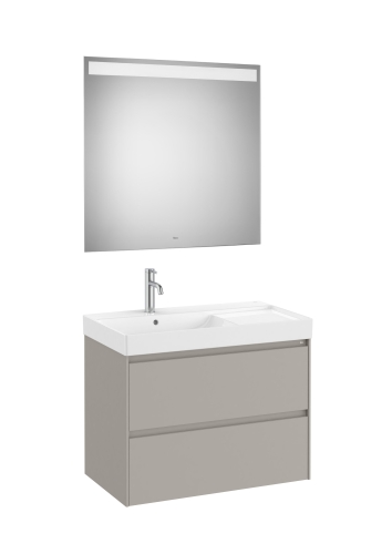 Roca Ona 80 cm-es fürdőszobabútor szett, homokszürke A851708510