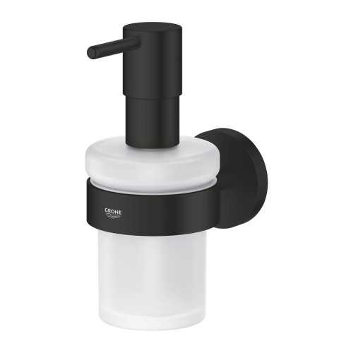 Grohe Essentials szappanadagoló, tartókonzollal, matt fekete 1022572430