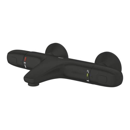 Grohe Grohtherm 1000 termosztátos kádcsaptelep, matt fekete 348162433