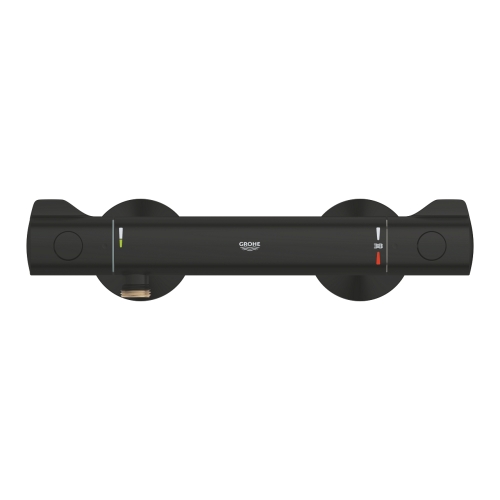 Grohe Grohtherm 800 termosztátos zuhanycsaptelep, matt fekete 1022022430