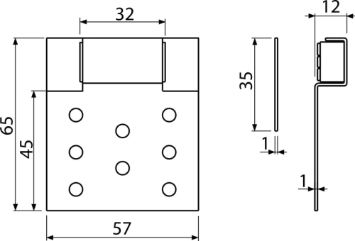 Alcaplast mágneses kádajtó a csempéhez, basic AVD005