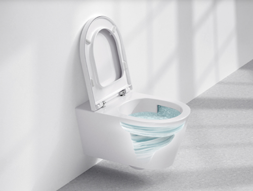 Laufen Meda kompakt Silent Flush öblítőperem nélküli fali wc, matt fehér H8201137570001