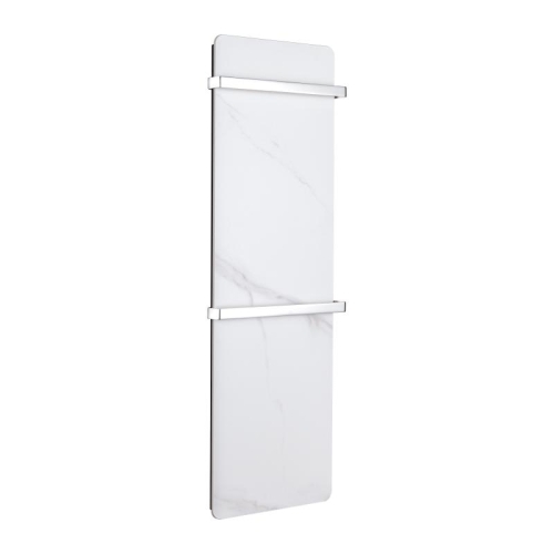 AREZZO design STONELINE 90x30 cm elektromos törölközőszárító radiátor, kőhatású fehér AR-SL900300W