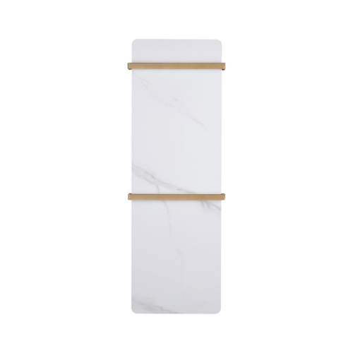 AREZZO design STONELINE 90x30 cm elektromos törölközőszárító radiátor, kőhatású fehér AR-SL900300W