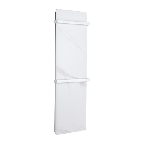 AREZZO design STONELINE 90x30 cm elektromos törölközőszárító radiátor, kőhatású fehér AR-SL900300W