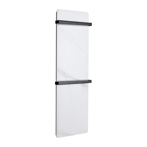 AREZZO design STONELINE 90x30 cm elektromos törölközőszárító radiátor, kőhatású fehér AR-SL900300W