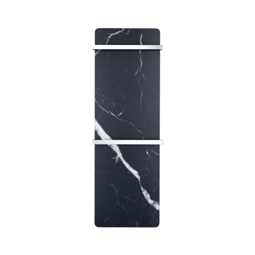 AREZZO design STONELINE 90x30 cm elektromos törölközőszárító radiátor, kőhatású fekete AR-SL900300B