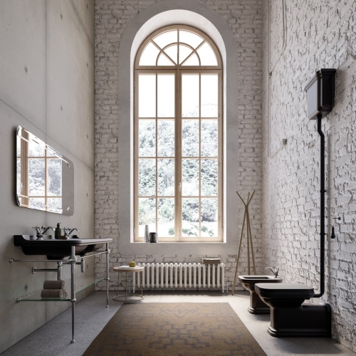 Sapho KERASAN WALDORF fali tartály, matt fekete 418031