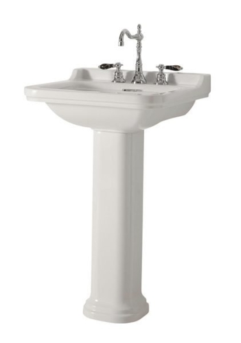 Sapho KERASAN WALDORF 60x55 cm kerámiamosdó 3 furattal, fehér 4140K1-3