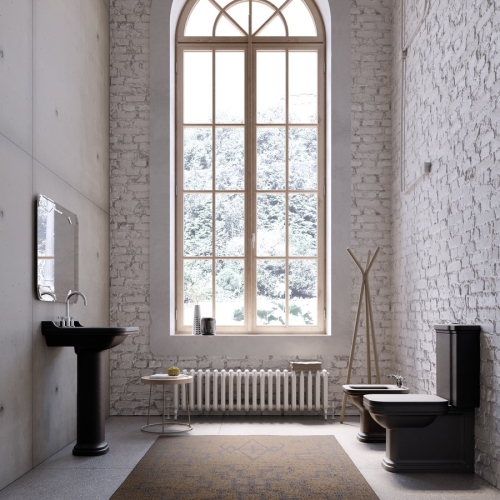 Sapho KERASAN WALDORF univerzális láb, matt fekete 417031