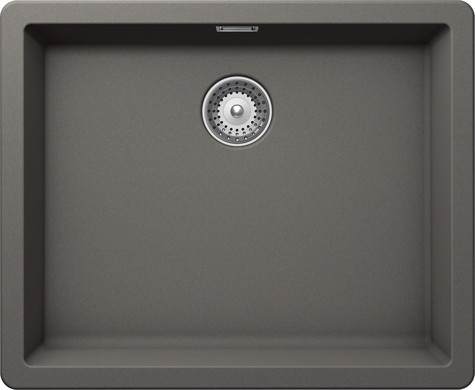 Schock Greenwich N-100L Cristadur aláépíthető mosogató, sötétszürke GREN100LSILV