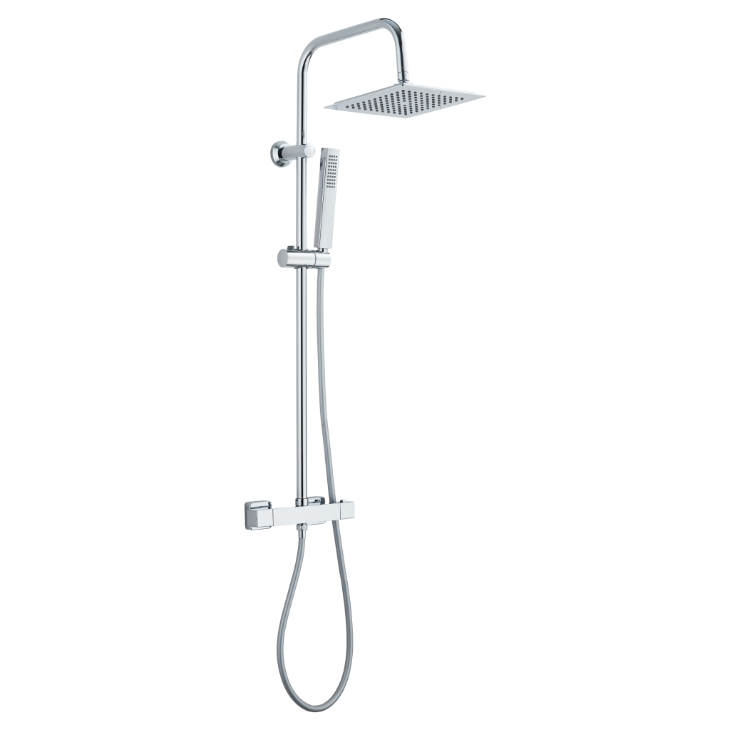 Invena SVART termosztátos zuhanyrendszer, króm AU-85-001-X