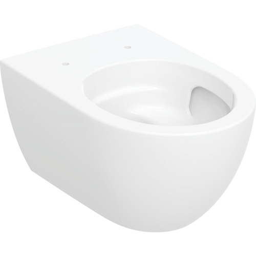 Geberit Acanto fali WC mélyöblítésű készlet, zárt forma, TurboFlush, WC-ülőkével Keratect felülettel 502.774.00.8