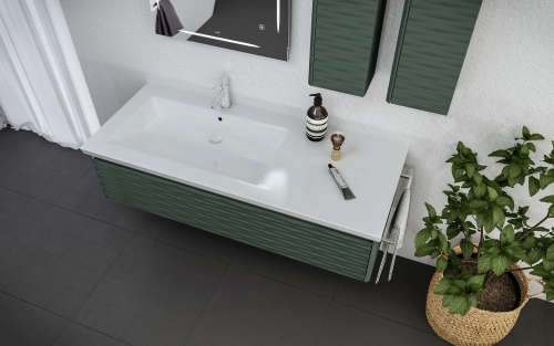 Tboss Infini 125 1F egyfiókos fürdőszobabútor mosdóval balos medencével (több színben) 44523240505
