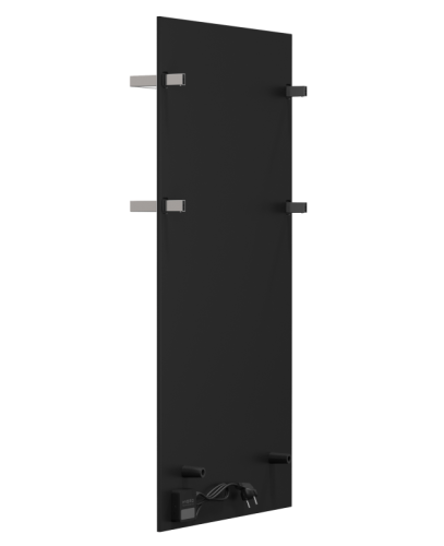 AREZZO design ONYX WHITE 2 elektromos törölközőszárító radiátor matt üveg felület AR-ONYX2MWMATT