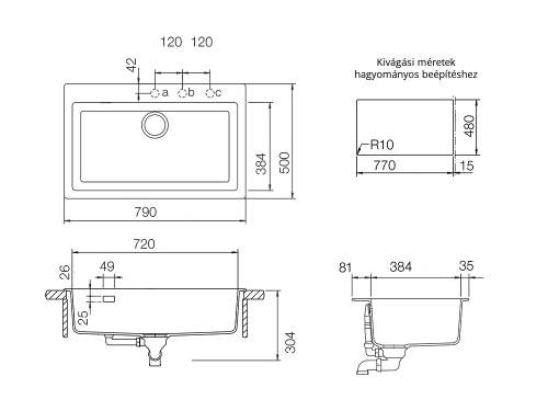 Schock Signus N-100XL Cristadur mosogató, krémfehér SIGN100XLMAGN