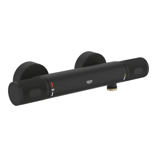 Grohe Grohtherm 1000 Performance termosztátos zuhanycsaptelep, phantom black 34827KF0