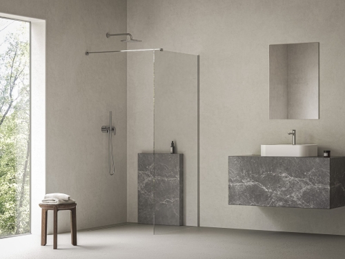 Ravak Air Wall 90 cm Walk-In zuhanyfal Transparent üveggel, krómhatású GW9W70C00Z1C