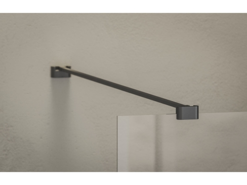 Ravak Air Wall 100 cm Walk-In zuhanyfal Transparent üveggel, fekete GW9WA0300Z1C