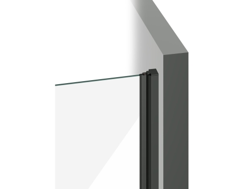 Ravak Cool! COSD2 120 cm zuhanyajtó transparent üveggel, fekete X0VVGC300Z1