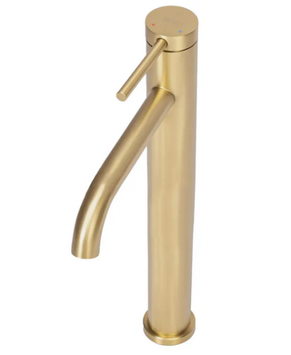 Rea Clif magasított mosdó csaptelep, gold brush B5329