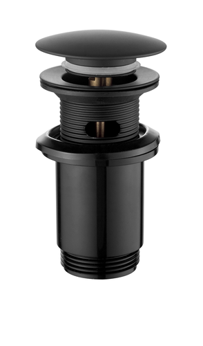Invena Click-Clack leeresztő szelep, túlfolyós mosdóhoz, fekete SC-B1-174-V
