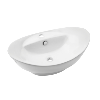 Invena FEME pultra ültethető mosdó 59x39 cm, fehér CE-10-001-C