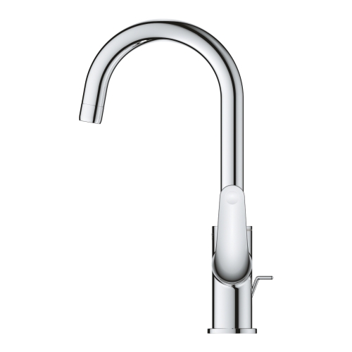 GROHE Swift egykaros magasított mosdócsaptelep leeresztővel, Cold Start-os L-es méret, króm 24330001