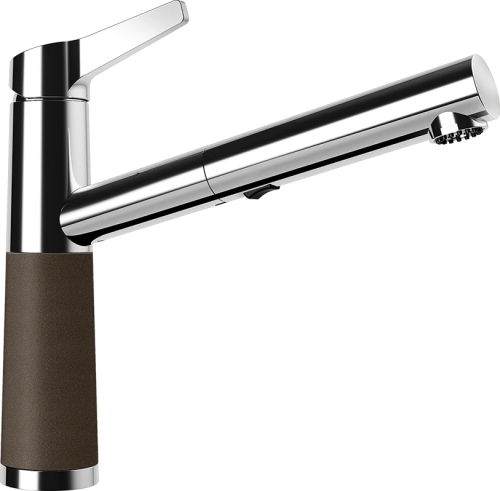 Schock SC-510 Cristadur kihúzható fejes mosogató csaptelep, bronzbarna 554120BRON