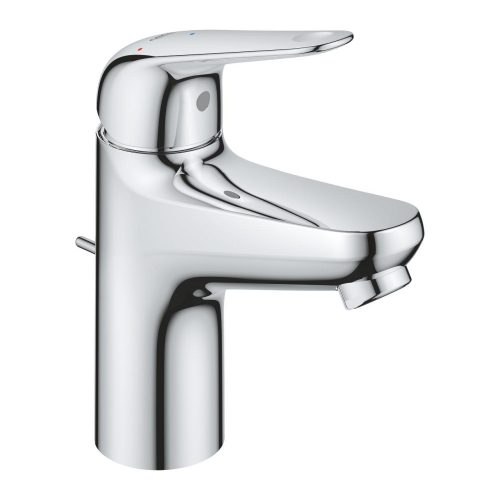 Grohe Swift egykaros mosdócsaptelep automata leeresztővel S-es méret, Cold Startos, króm 24322001