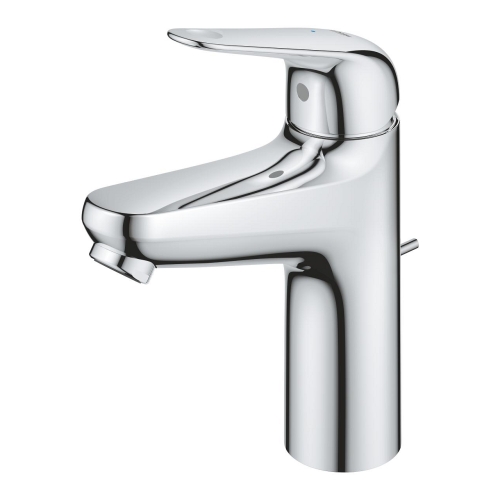 Grohe Swift egykaros mosdócsaptelep automata leeresztővel M-es méret, Cold Startos, króm 24328001