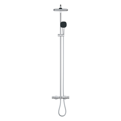 Grohe Vitalio Comfort 250 termosztátos zuhanyrendszer kádtöltővel, króm 26984001